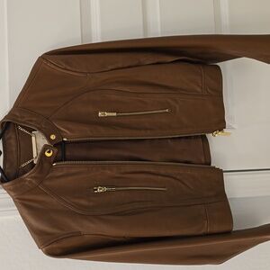 Michael Kors tank leather jacket
